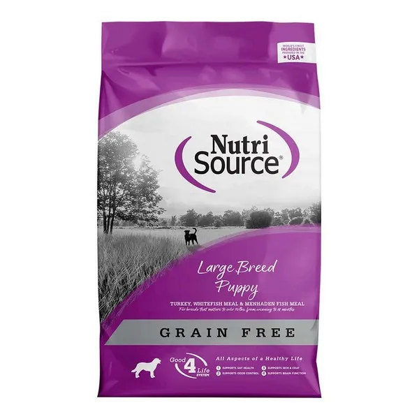 15 Lb Nutrisource Grain Free Large Breed Puppy Food - Treat